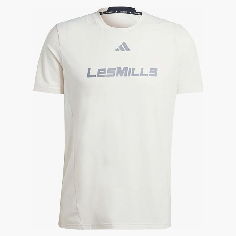Adidas Les Mills Graphic Tea Chalk White