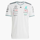 Adidas Mercedes AMG Petronas Fórmula Uno Driver Authentic Jersey White/Black