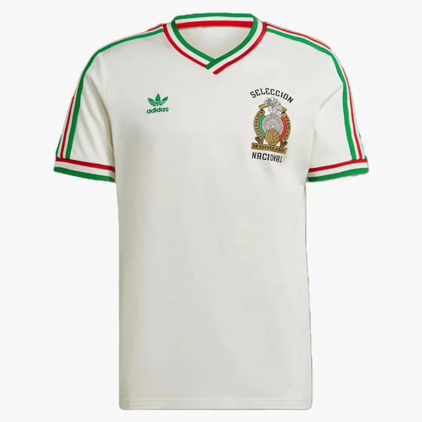 Adidas Mexico 1985 Away Jersey Cloud White