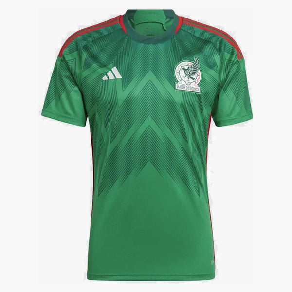 Adidas Mexico 22 Home Soccer Jersey Vivid Green/Collegiate Green