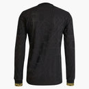 Adidas Mexico Gold Long Sleeve Jersey Black