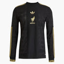 Adidas Mexico Gold Long Sleeve Jersey Black