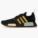 Adidas Nmd R1 Black Gold Metallic Halo Amber (women's)