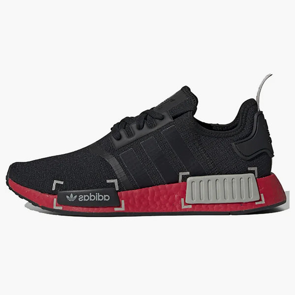 Adidas Nmd R1 Black Grey Scarlet