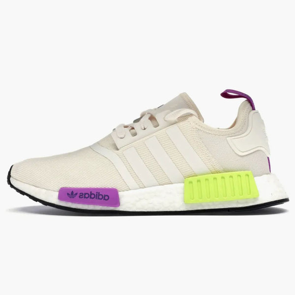 Adidas Nmd R1 Chalk White Semi Solar Yellow