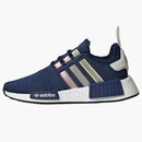 Adidas Nmd R1 Dark Blue Silver Metallic Core Black (gs)