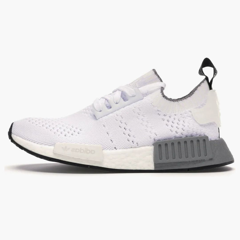 Adidas Nmd R1 Running White Grey Three