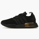 Adidas Nmd R1 Triple Black Gold Metallic (women's)