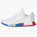 Adidas Nmd R1 V2 White Red Blue (gs)