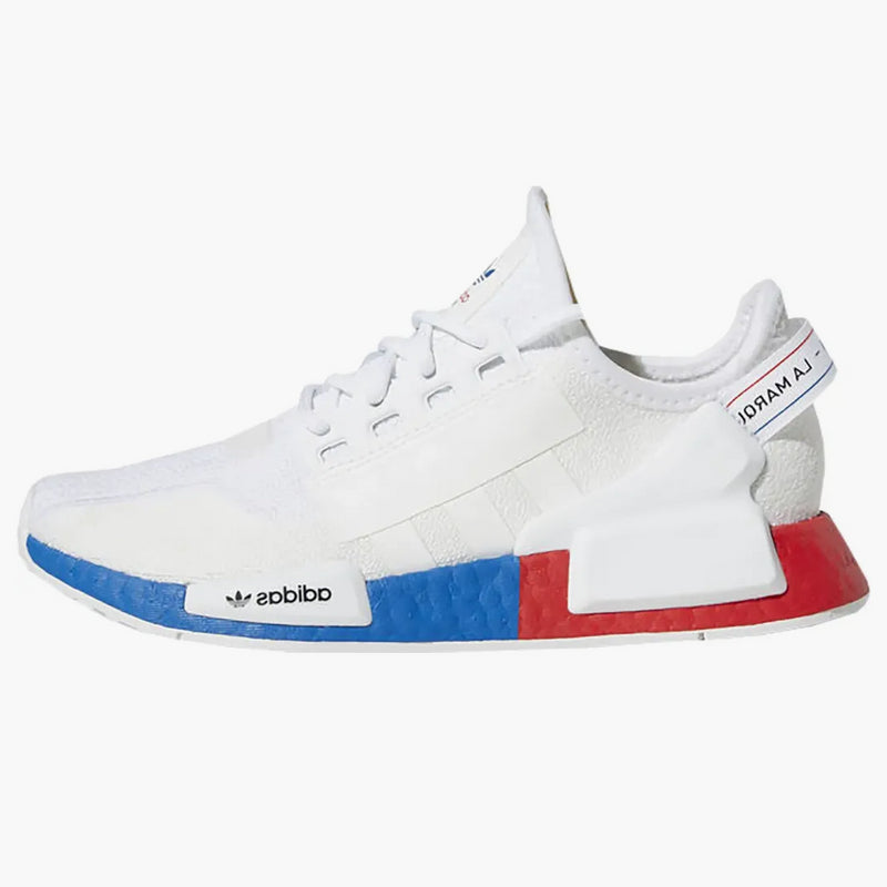 Adidas Nmd R1 V2 White Red Blue (gs)