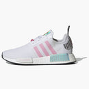 Adidas Nmd R1 White True Pink Hologram (women's)