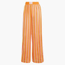 Adidas Originals Women's Summer Glow Firebird Track Pants Semi Lucid Fuchsia/hazy Orange/semi Solar Orange