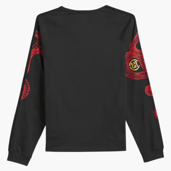 Adidas Originals X Edison Chen Clot Raglan Long Sleeve Tee Black