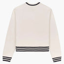 Adidas Originals X Sporty & Rich V-Neck Sweatshirt Cream/Navy