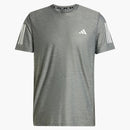 Adidas Own The Run Tee Grey Six/white Melange