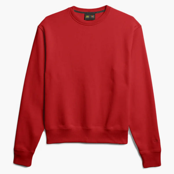 Adidas Pharrell Williams Basics Crewneck mikina aktivní červená