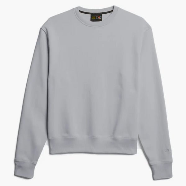 Adidas Pharrell Williams Basics Crewneck mikina světle šedá vřes