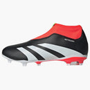 Adidas Predator 24 League Laceless Fg Core Black Cloud White Solar Red (gs)