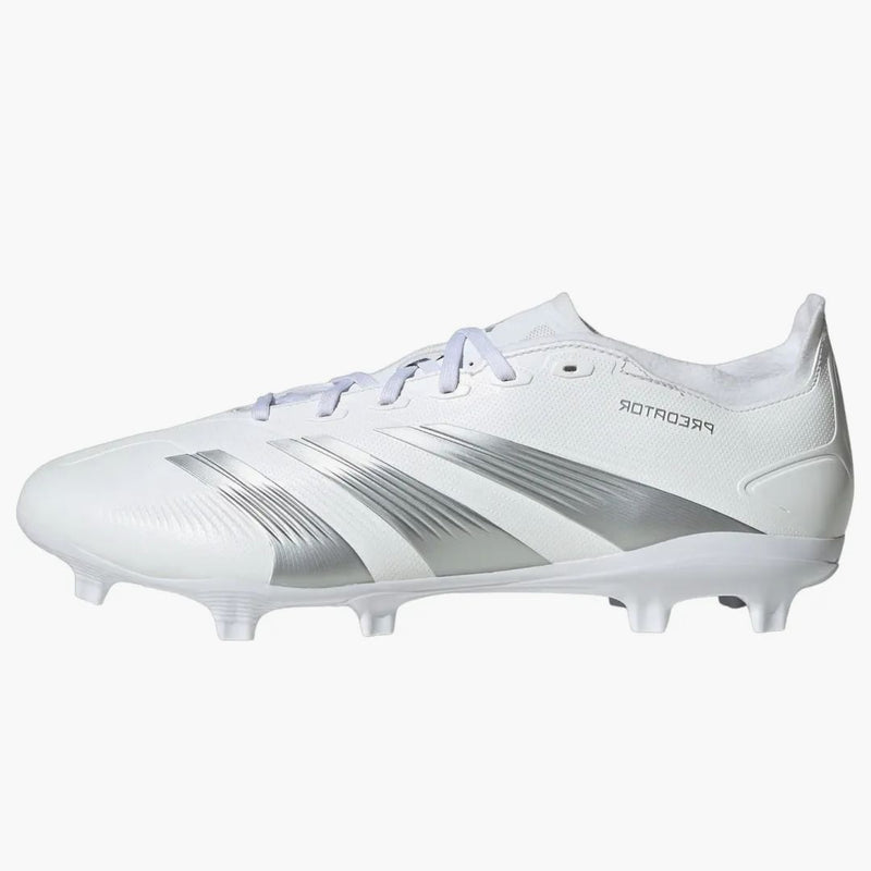 Adidas Predator 24 League Low FG Cloud White Silver Metallic Gray