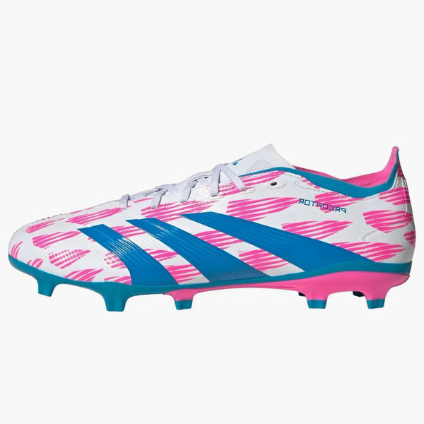 Adidas Predator League FG Cloud White Solar Blue Solar Pink