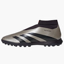 Adidas Predator League Laceless Turf Platinum Metallic Aurora Black Turbo