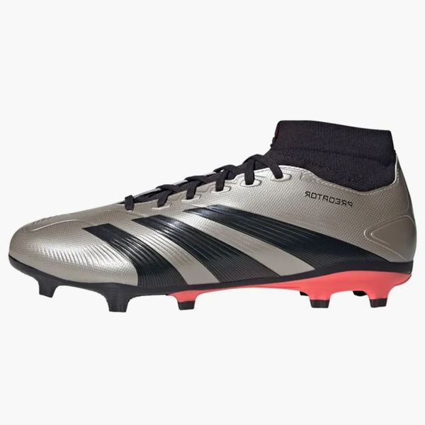 Adidas Predator League Mid FG Platinum Metallic Aurora Black Turbo