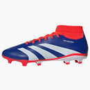 Adidas Predator League Sock Fg Lucid Blue Cloud White Solar Red