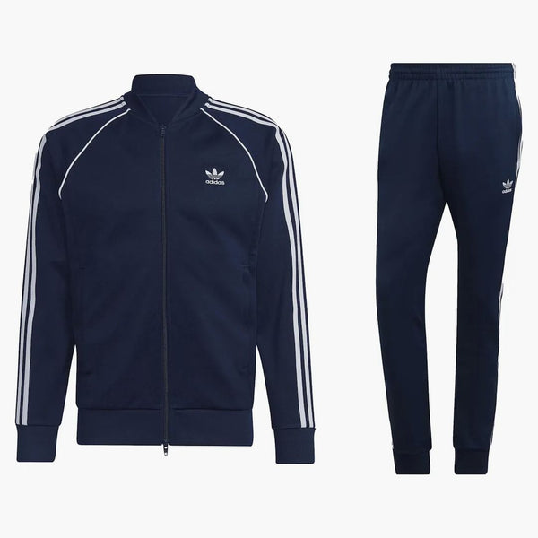 Adidas PrimeBlue SST Track Jacket a Pant Set Night Indigo/White