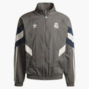 Adidas Real Madrid 2024/25 Lifestyler Anthem Track Top Charcoal