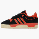 Adidas Rivalry 86 Low Core Black Preloved Red Easy Yellow