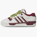 Adidas Rivalry Low White Maroon Yellow