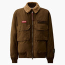 Adidas SPZL X C.P. Company Flatt Nylon Flying Jacket Carafe Brown