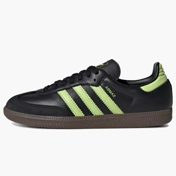 Adidas Samba OG Black Pulse Lime (dámské)