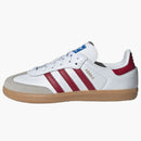 Adidas Samba Og Cloud White Collegiate Burgundy Gum (ps)