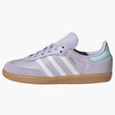 Adidas Samba Og Silver Dawn Crystal White Semi Flash Aqua (ps)