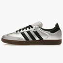 Adidas Samba Og Silver Metallic Black Gum (women's)