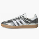Adidas Samba Og Silver Metallic Cracked Leather (women's)