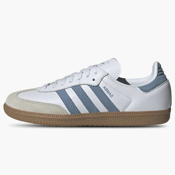 Adidas Samba Og White Alumina Ash Blue (women's)