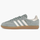 Adidas Samba Silver Green Wonder White