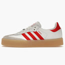 Adidas Sambae White Better Scarlet Gum (women's)