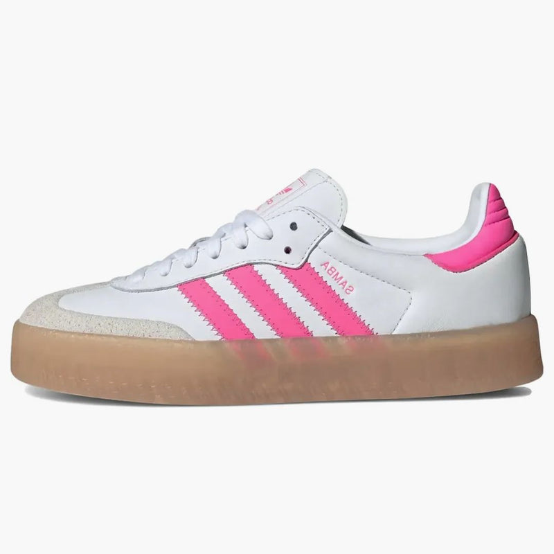 Adidas Sambae White Off White Lucid Pink (women's)