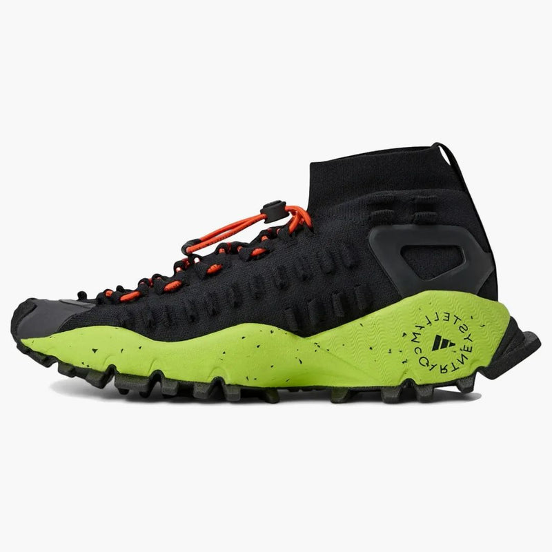 Adidas Seuulater autor: Stella McCartney Core Black Solar Green Active Orange