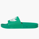 Adidas Shmoofoil Slides Semi Court Green Cloud White