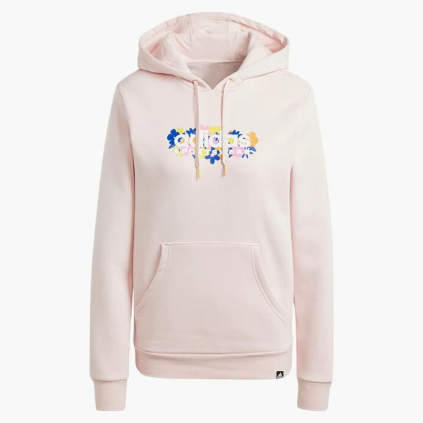 Adidas soft side .0 con cappuccio grafico sabbioso rosa