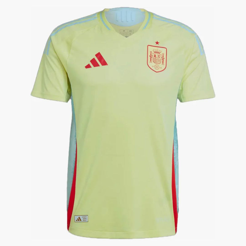 Adidas Španělsko 2024 AUTIVICKÝ JERSEY PULSE Žlutá/Halo Mint