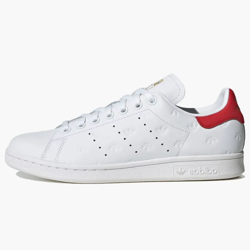 Adidas Stan Smith All Over Trefoil White Better Scarlet (women's)