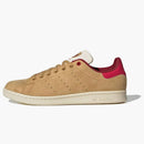 Adidas Stan Smith Golden Beige College Burgundy