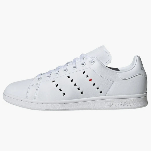 Adidas Stan Smith Heart Stripe Black