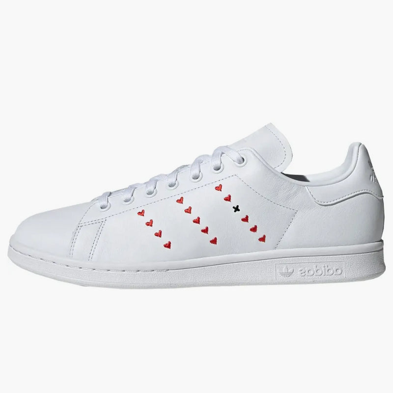 Adidas Stan Smith Heart Stripe Red