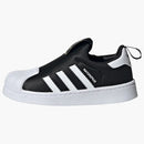 Adidas Superstar 360 Core Black Cloud White Gold Metallic (ps)